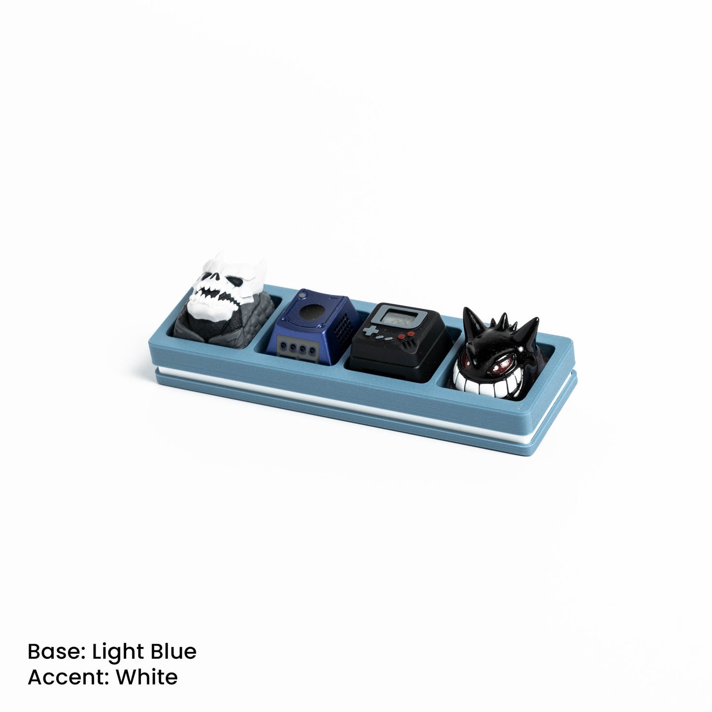 1x4 Artisan Keycap Display - Blue White