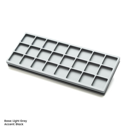 3x8 Artisan Keycap Display - Grey Black